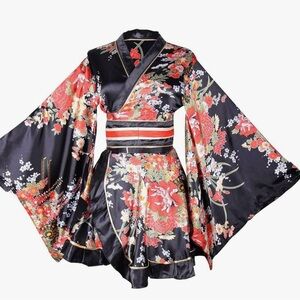 Floral Kimono Dress